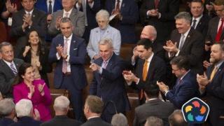 На 15-ия опит Маккарти бе избран за председател на американския Конгрес