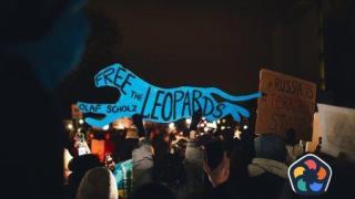 "Освободете леопардите". Протест в Берлин за даване на танкове на Украйна
