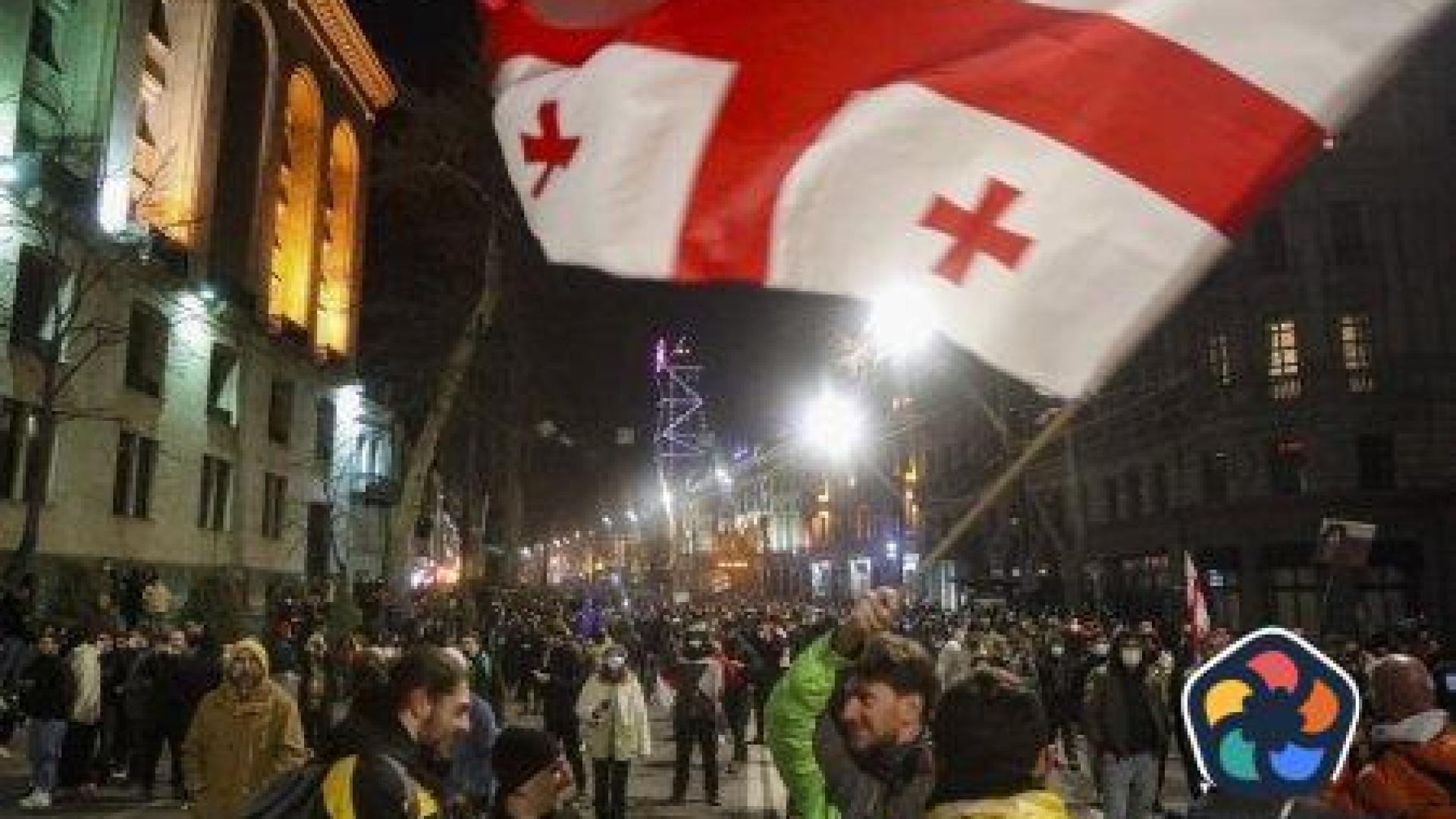 Втора поредна вечер на антиправителствени протести в Тбилиси
