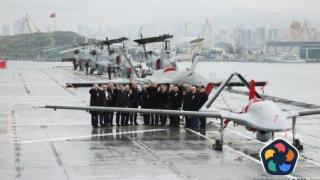 Турция пусна на вода първия в света военен кораб на дронове