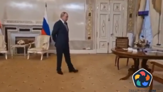 Видео: Путин, оставен да чака египетския си колега, прави нервни кръгчета