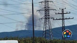 Пожар на военния полигон “Змейово“ при изпитание на боеприпаси