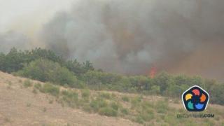 Пожарът край село Изворище е локализиран