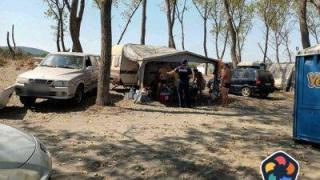 Акция срещу незаконно разположени каравани в залива Вромос