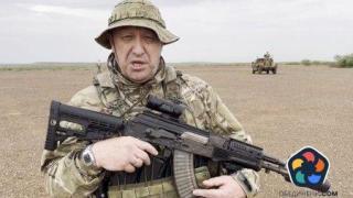 С автомат в ръка Евгений Пригожин обяви, че прави "Русия велика на всичко континенти"