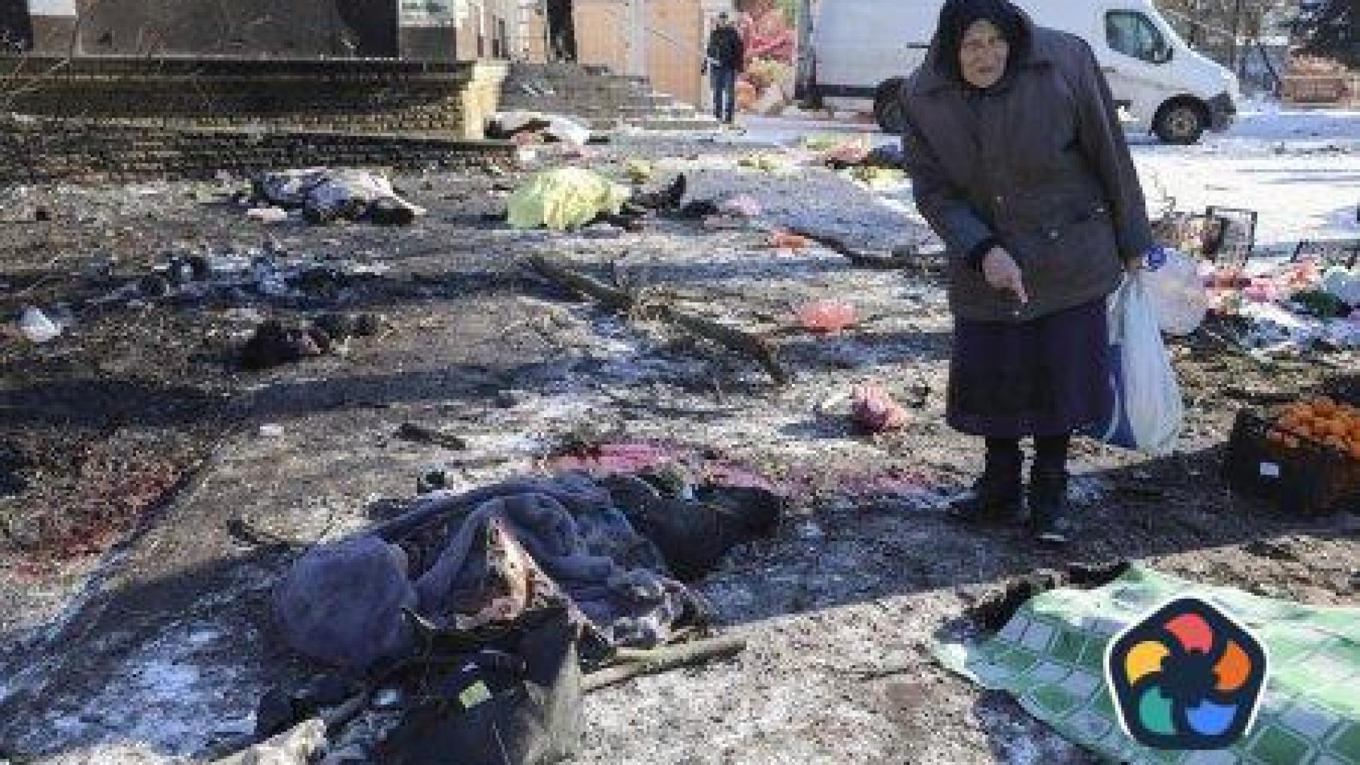 Властите в Донецк обявиха 25 убити при украински обстрел на оживен пазар