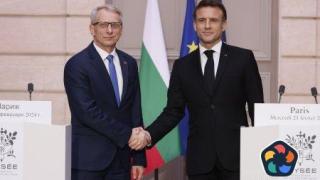 Макрон към Денков: България демонстрира кураж, за да промени отношенията си с Русия