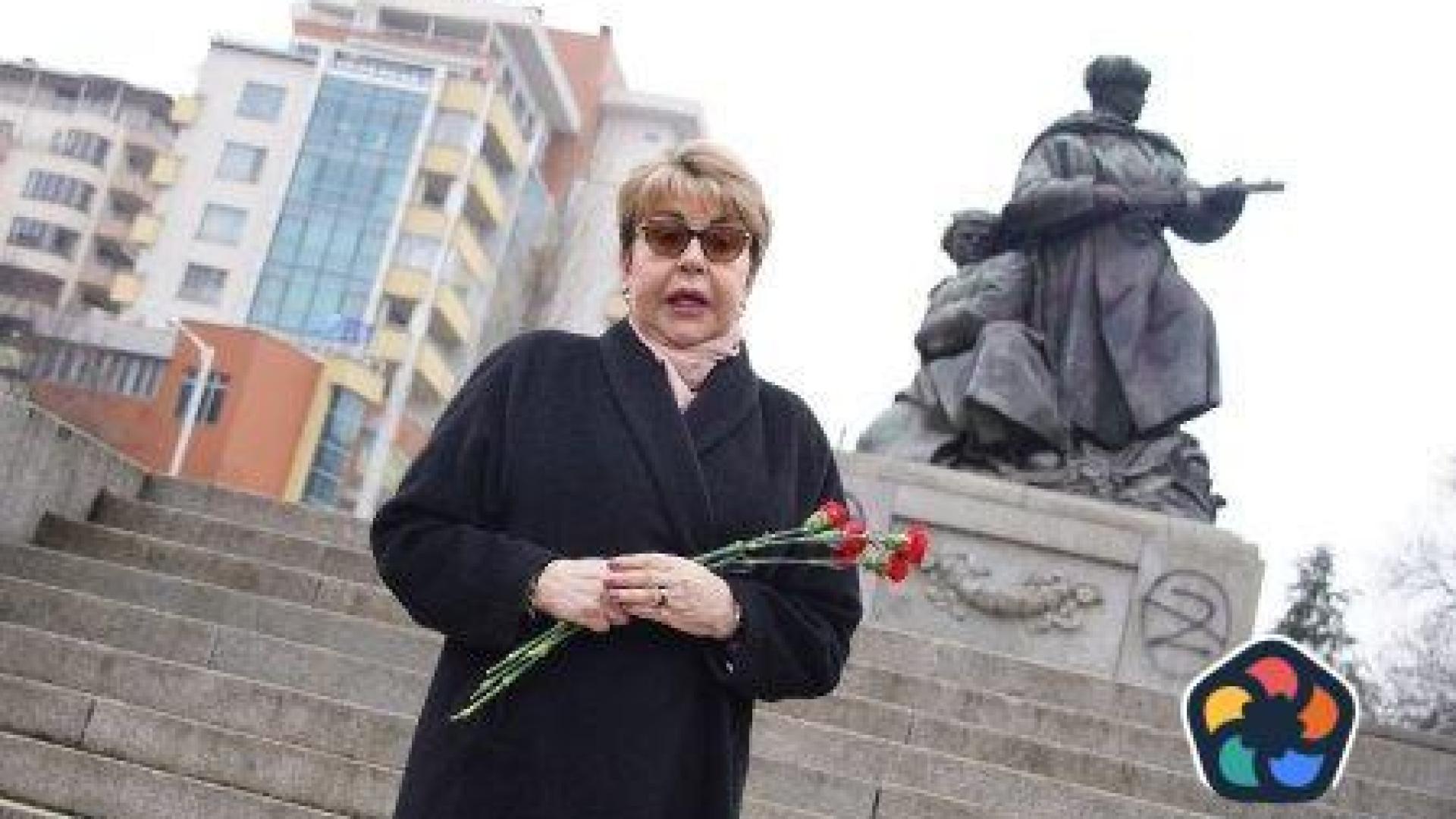 Митрофанова чества Съветската армия в София