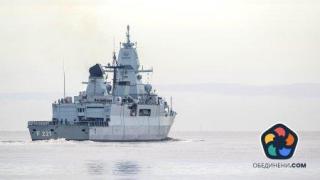 Германската военноморска фрегата участва в първото си сражение в Червено море