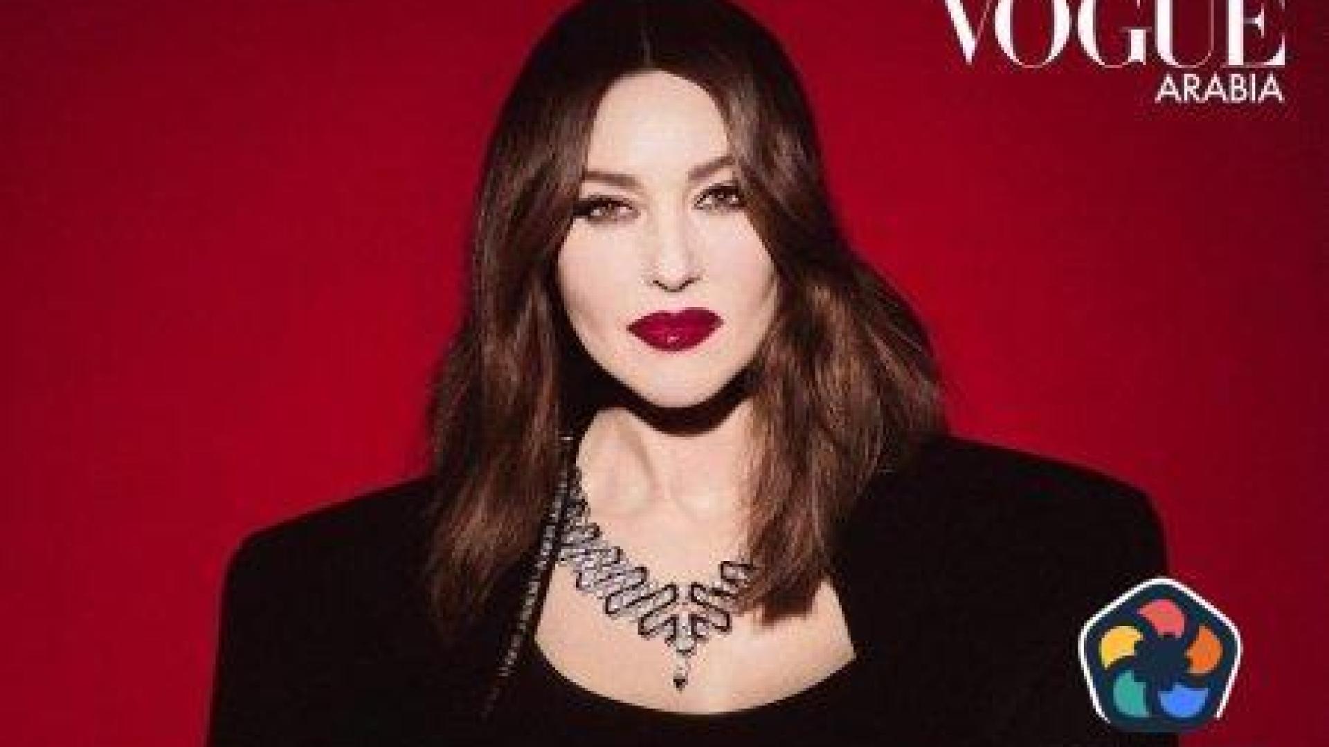 Моника Белучи се снима за корицата на арабския Vogue