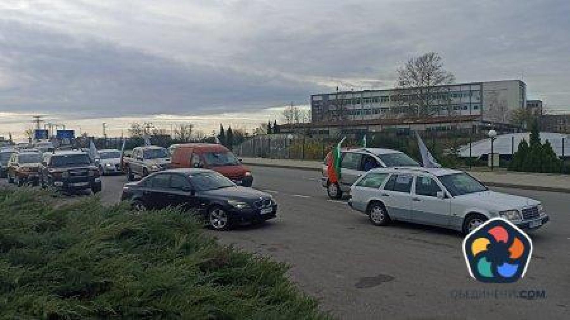 Автошествие в Старозагорско в защита на въглищата