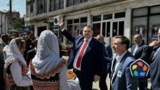 Делян Пеевски, председател на ДПС и водач на листата на ДПС в Благоевград, посети Рибново