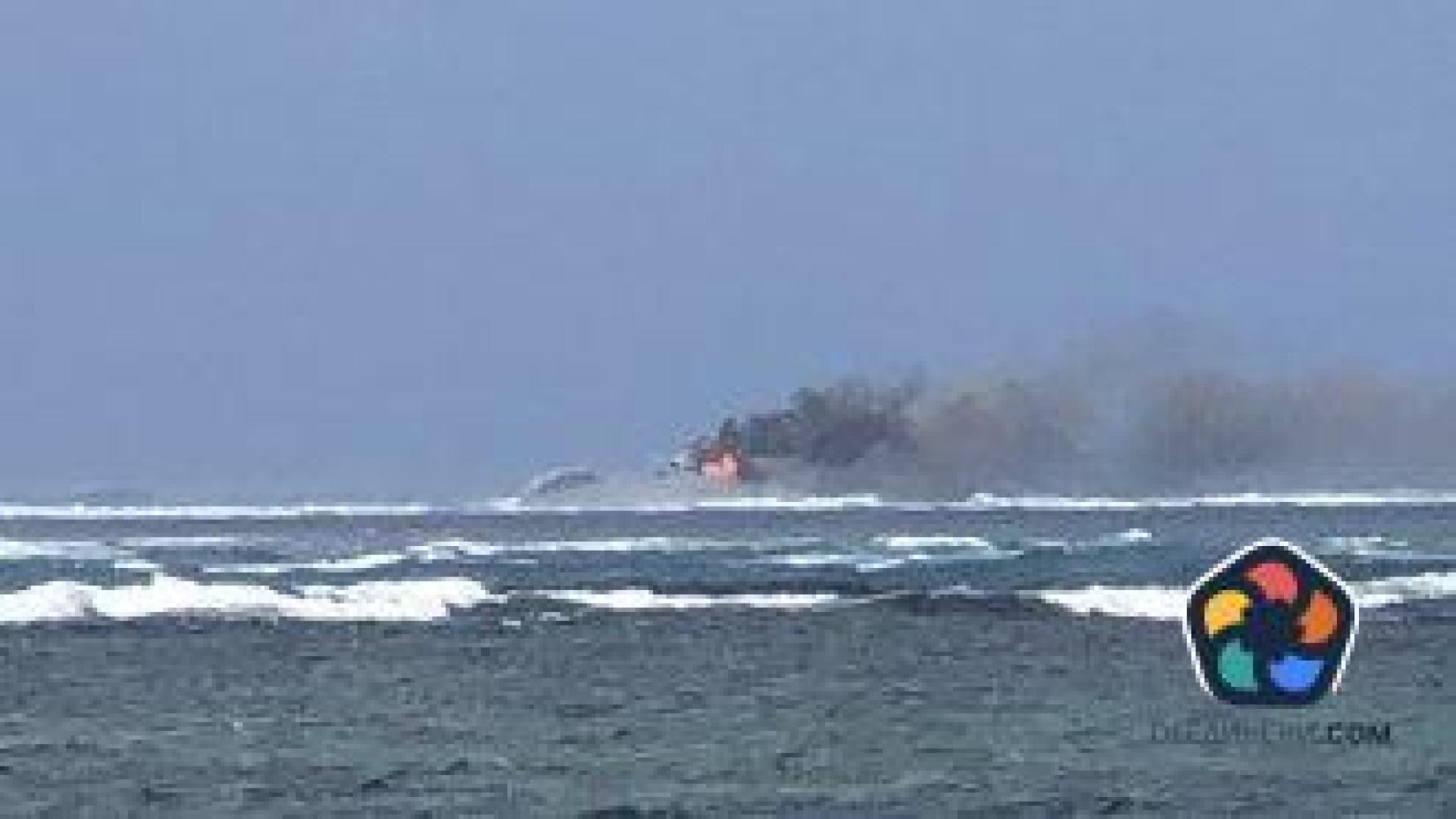Новозеландски боен кораб потъна край Самоа