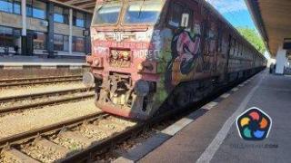 Влак, возещ ръководството на БДЖ, аварира при гара Роман