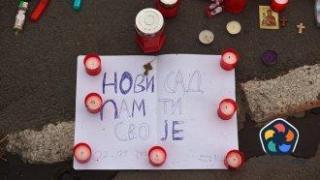 Сръбската опозиция блокира отново съда в Нови Сад заради трагедията на гарата