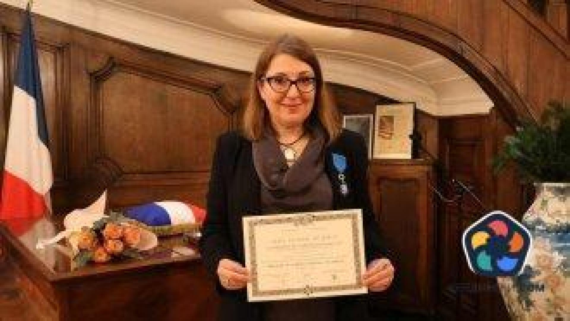 Вицепрезидентът на АЕЖ Ирина Недева бе удостоена с Националния орден за заслуги на Франция