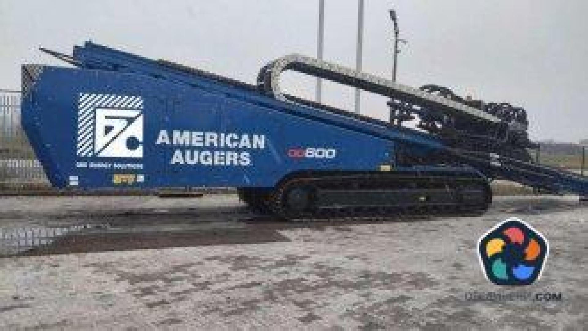 American Augers DD600 - високотехнологична сондажна машина започва работа по "Вертикалния газов коридор"