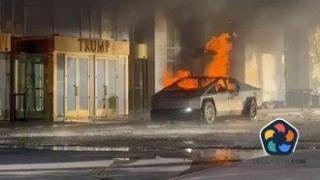 Човек загина, след като пикап на "Тесла" екплодира пред хотел на Тръмп в Лас Вегас
