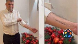 Румънският премиер си татуира на ръката обещание да не вдига ДДС