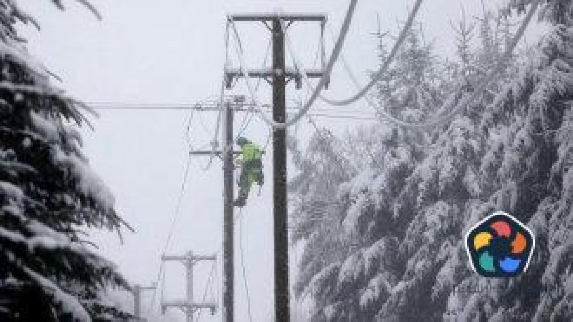Десетки хиляди останаха без ток заради обилен сняг в Естония