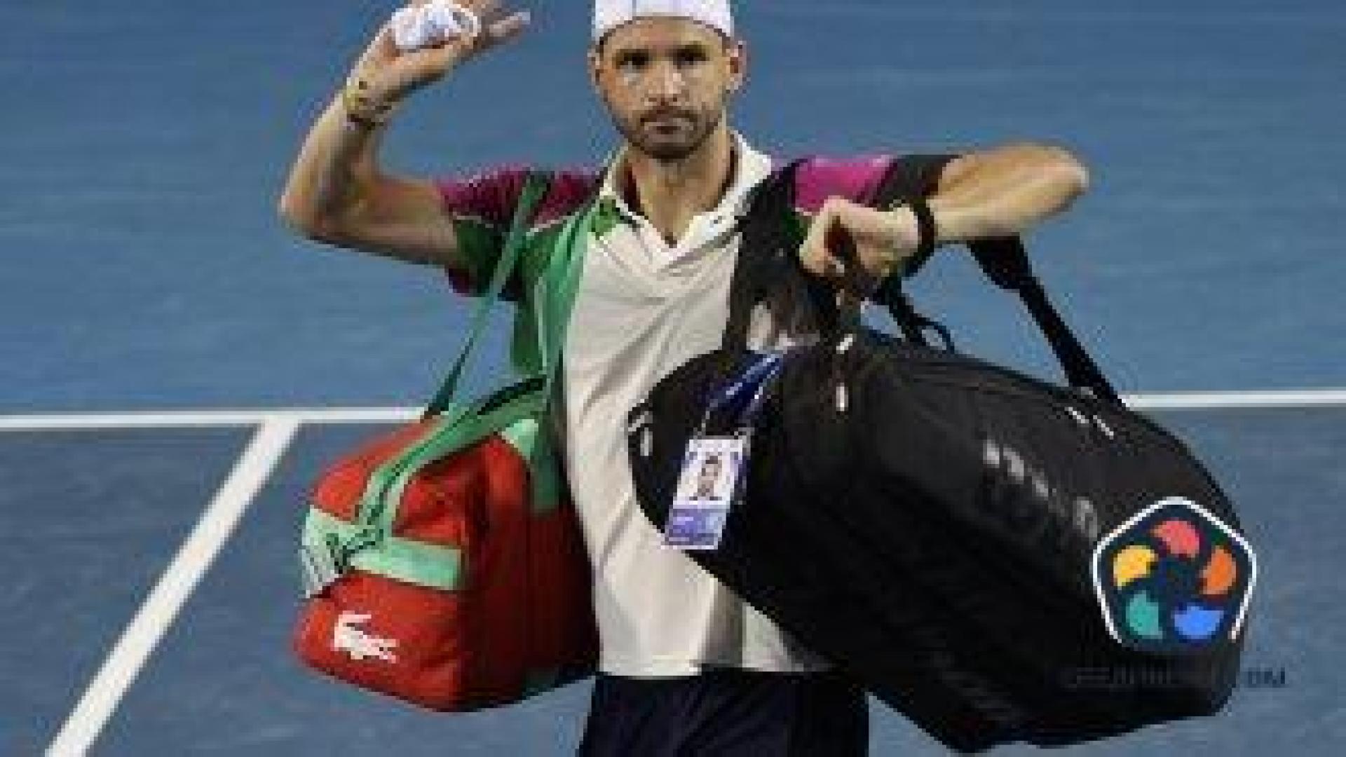 Контузия спря Григор Димитров още в първия кръг на Откритото първенство на Австралия