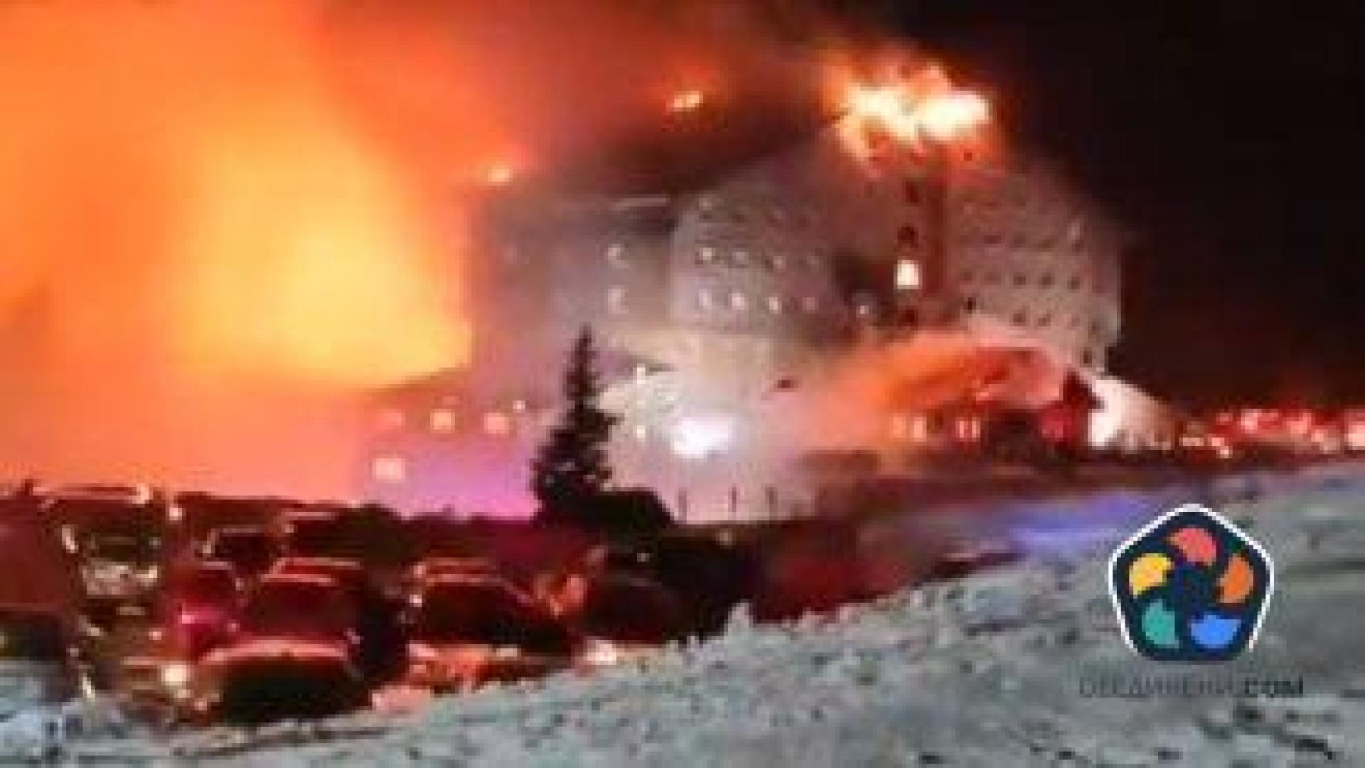 10 загинали и над 30 ранени при пожар в хотел в турски ски курорт