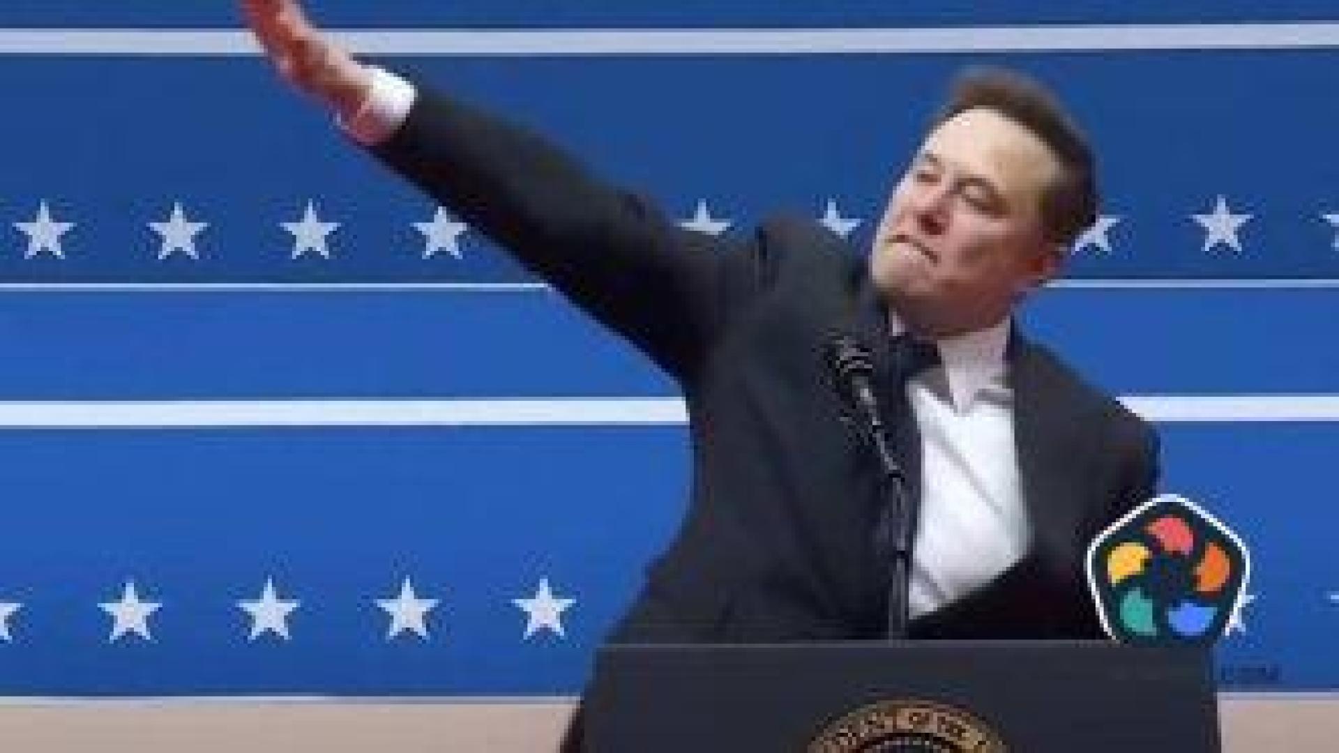 Умишлено или случайно? Мъск шокира с жест, напомнящ нацистки поздрав