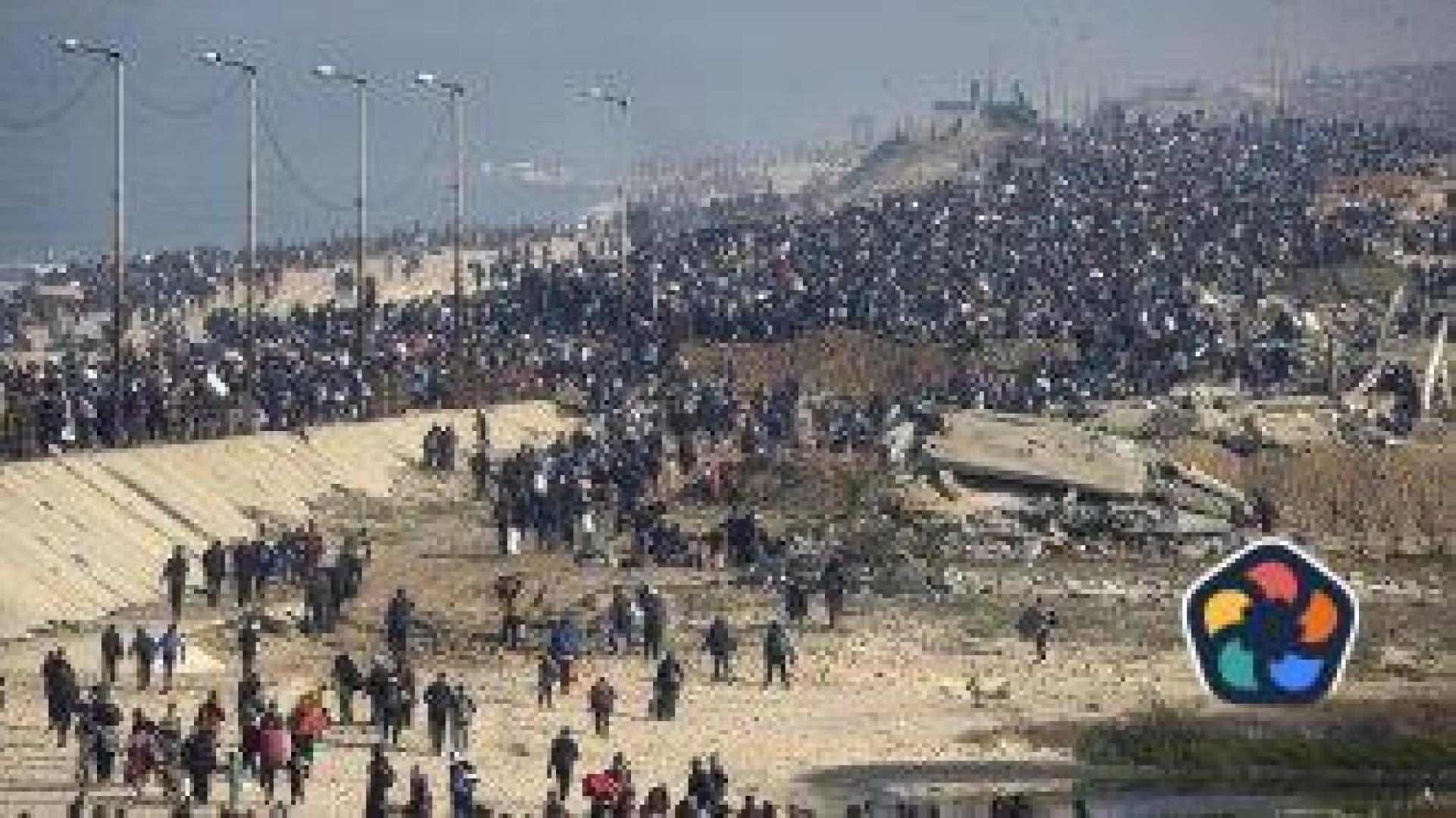 Първите палестинци се прибраха в Северна Газа, след като Израел отвори пропускателни пунктове