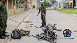 По улиците на конгоанския град Гома лежат много тела на убити, болниците са препълнени с пострадали