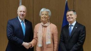 Росен Желязков се срещна с председателите на ЕЦБ и на Еврогрупата