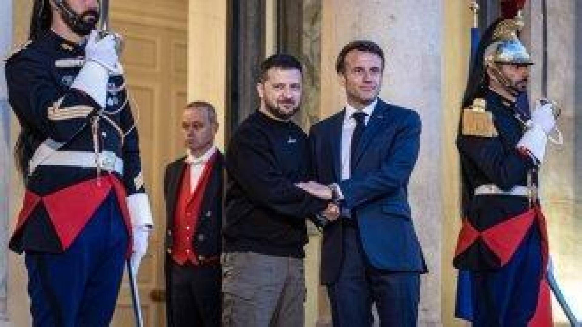 Макрон ще се срещне със Зеленски, за да подготвят среща по сигурността в четвъртък