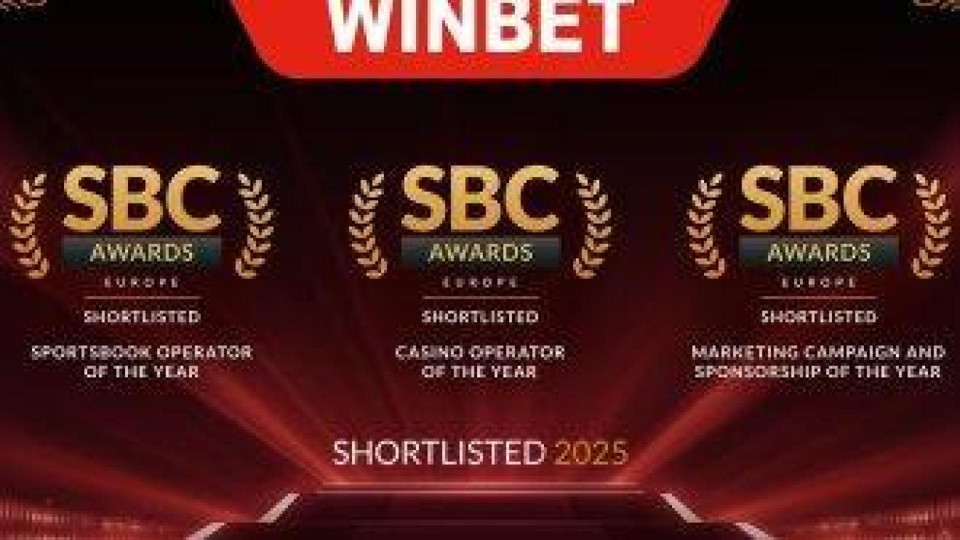 WINBET с три номинации в престижните SBC Awards Europe