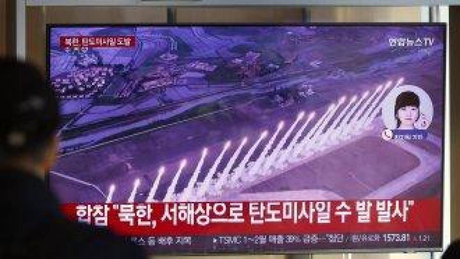 Северна Корея изстреля няколко балистични ракети в Японско море