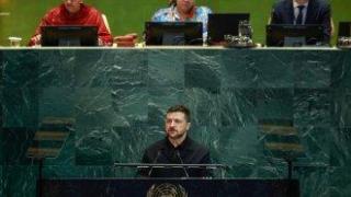 Зеленски пред ООН: Международното право за съжаление не работи без оръжия