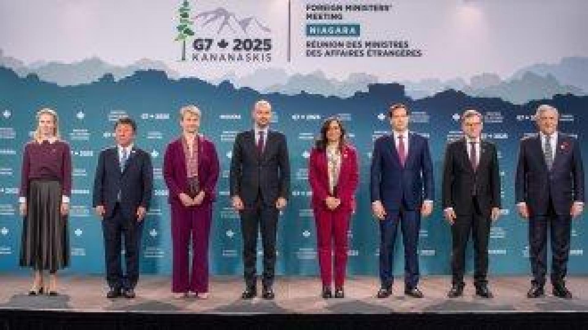 Г-7 призова в обща декларация на външните министри за "спешно" прекратяване на огъня в Украйна