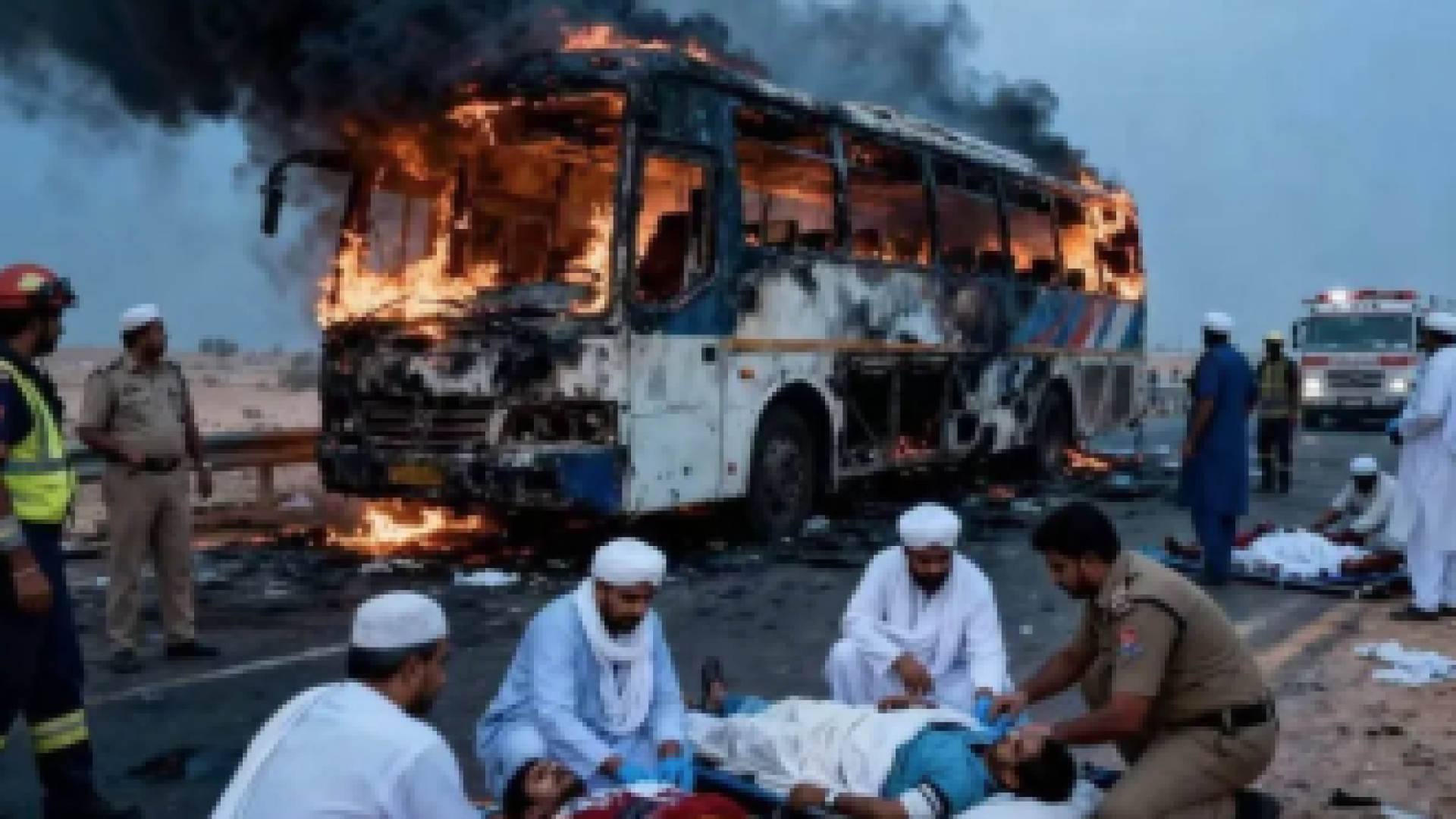 44 поклоници загинаха при тежка катастрофа край Медина