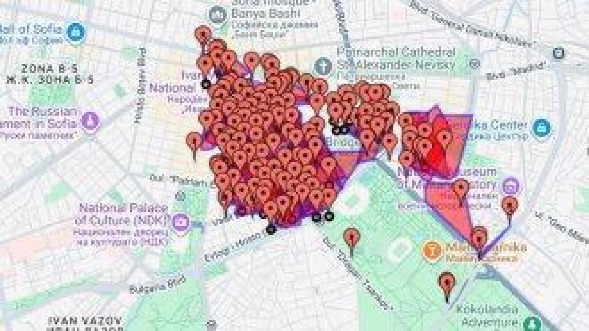 Спрян е токът в част от центъра на София