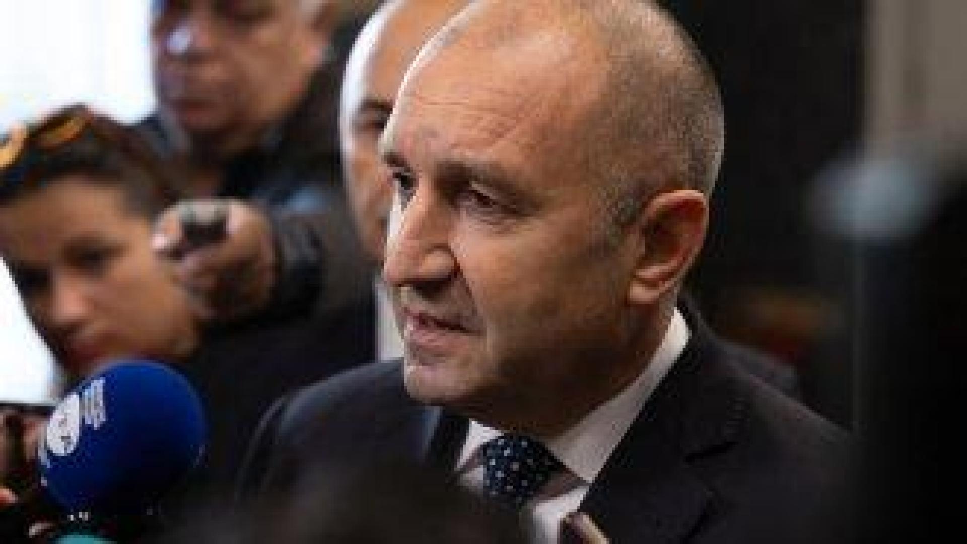 Румен Радев: Днес думата има парламентът