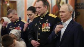 За Коледа Путин каза, че сражаващите се във войната изпълняват божията "свята мисия"