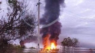 Украински дрон подпали нефтохранилище в руската Волгоградска област