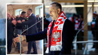 Полски сайт публикува кадри, на които президентът Навроцки се ръкува с лице с криминално минало